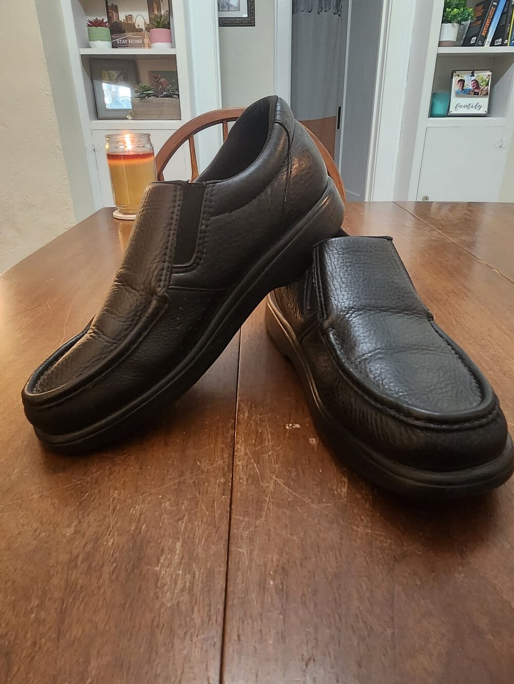 SAS Side Gore Slip-On Comfort Loafers Size 9.5 Men's EUC